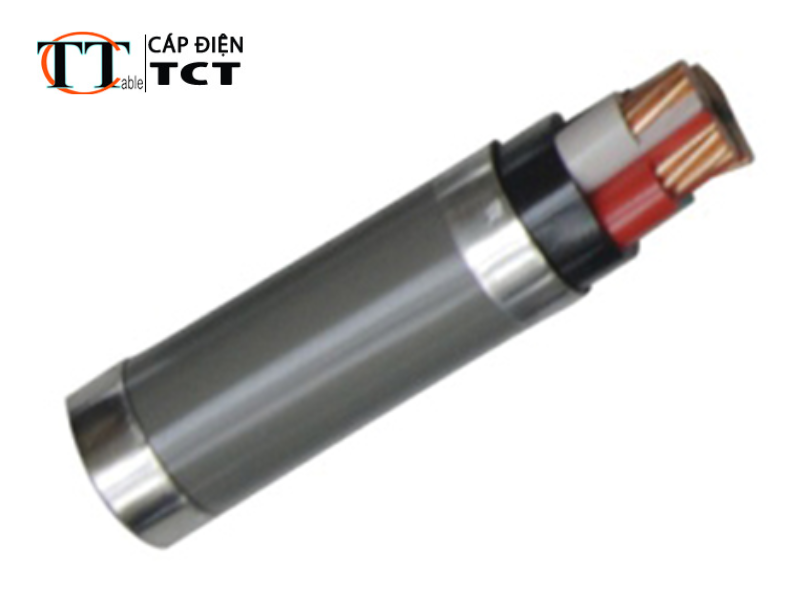Cáp 4 lõi cách điện CU-PVC-PVC 4×2,5mm2

