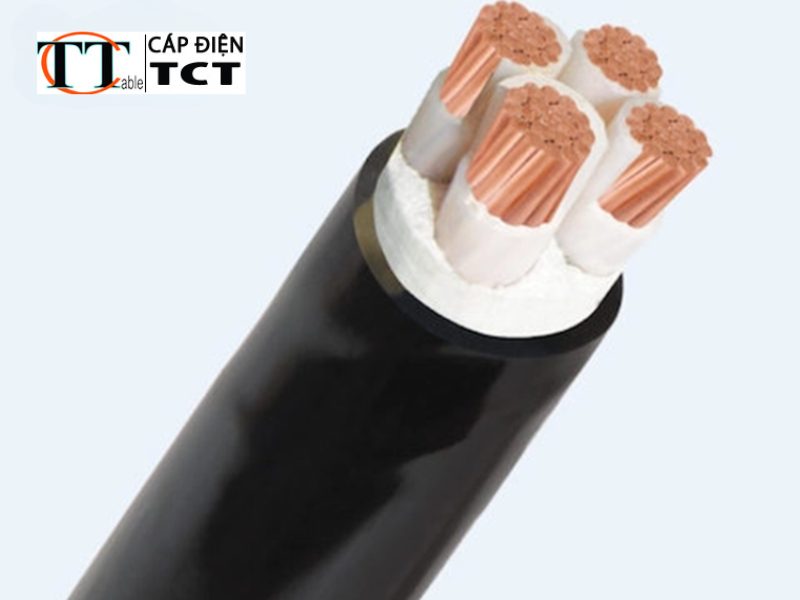 Cáp 4 lõi cách điện PVC
