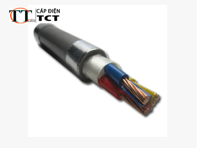 Cáp 4 lõi cách điện PVC
