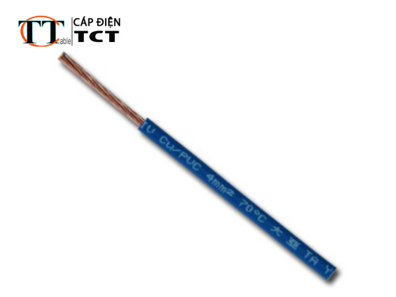 Dây đơn cứng CU-PVC 1x6mm2