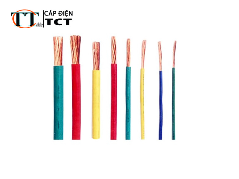 Dây đơn cứng CU-PVC 1x6mm2