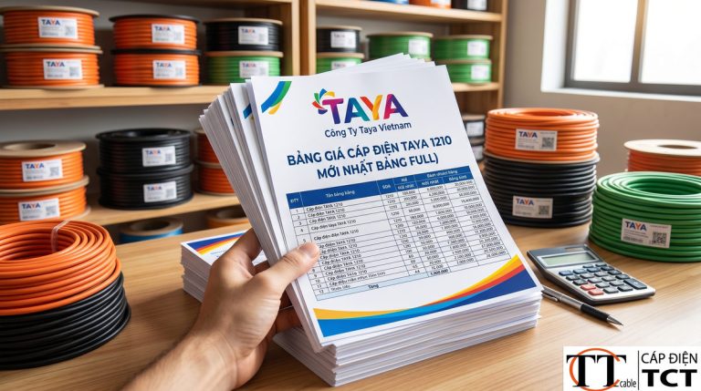 Bảng Giá Cáp Điện TAYA 1210 Mới Nhất (Cập Nhật Bảng Full)