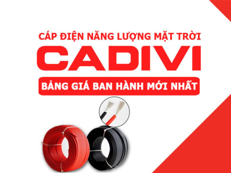 cáp năng lượng mặt trời cadivi