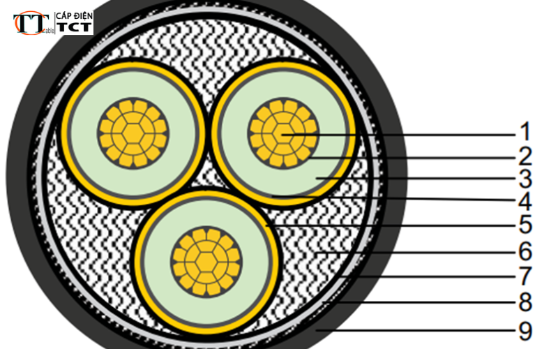 cáp điện trung thế 24KV