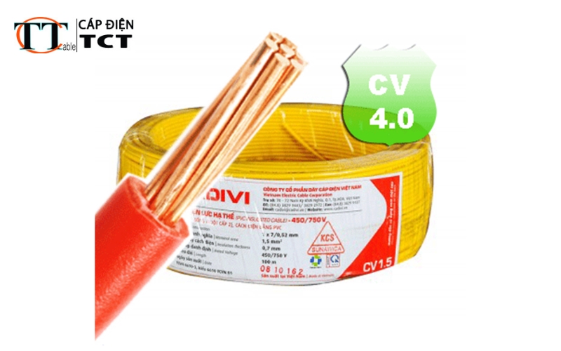 Dây điện Cadivi 4.0 giá bao nhiêu?