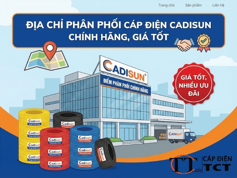 cáp điện Cadisun chính hãng