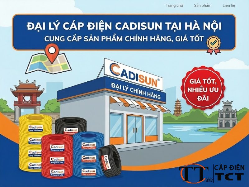 đại lý cáp điện Cadisun tại Hà Nội