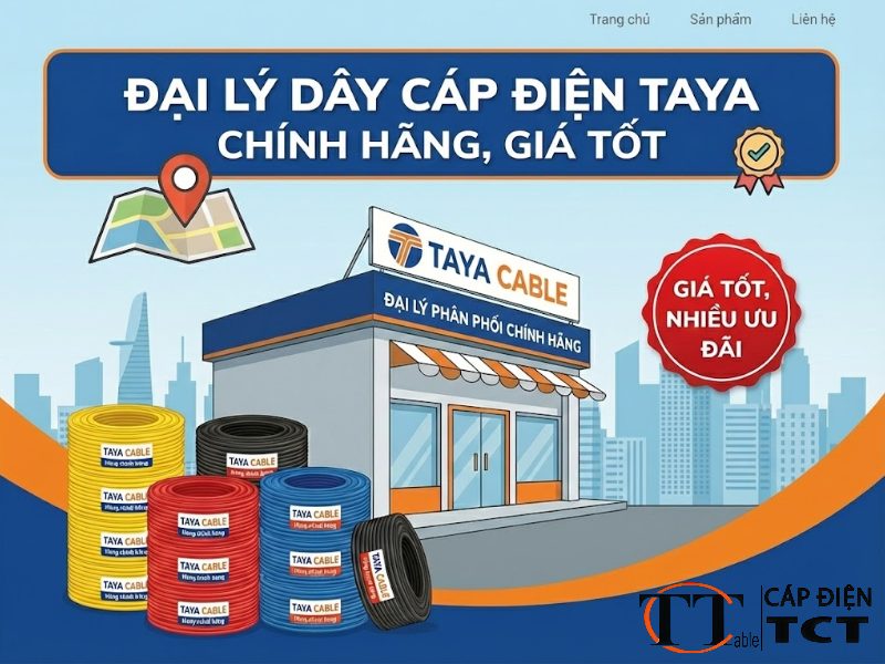 Đại lý dây cáp điện Taya