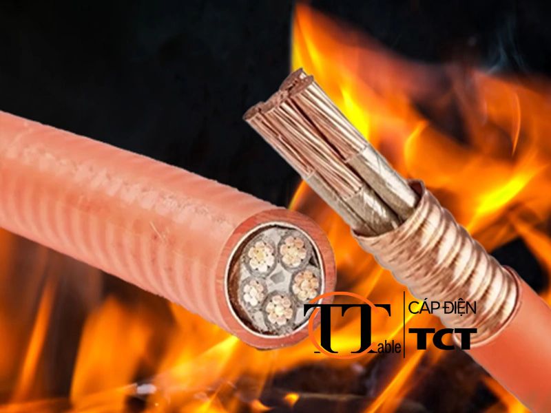 cáp điện chậm cháy chống lan truyền lửa 