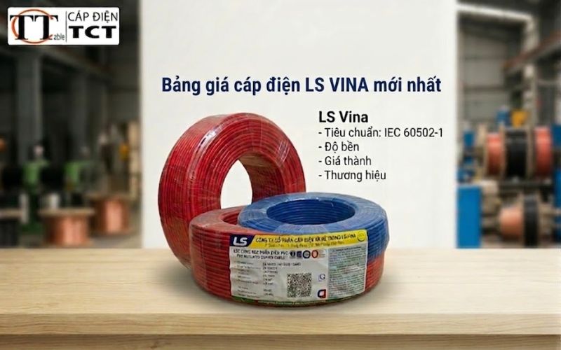 bảng giá cáp điện LS VINA mới nhất 2026