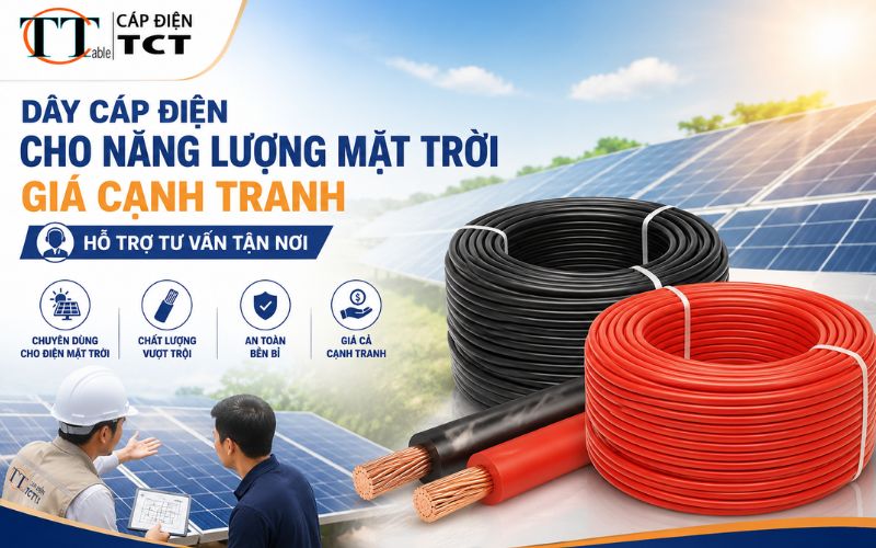 Dây cáp điện cho năng lượng mặt trời