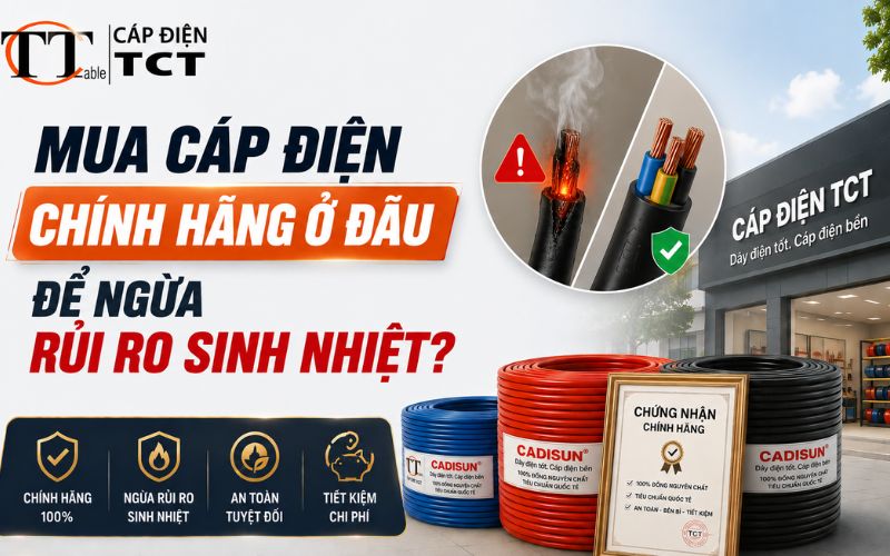 Cáp điện bị nóng nguyên nhân và cách xử lý