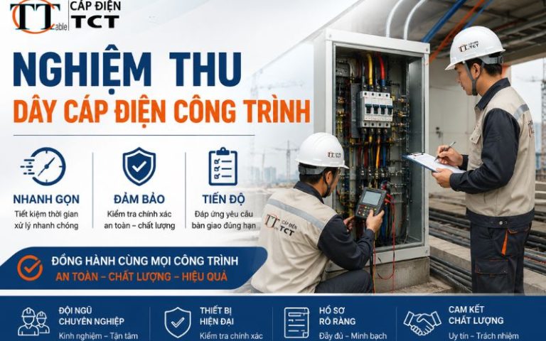 Nghiệm Thu Dây Cáp Điện Công Trình Nhanh Gọn Đảm Bảo Tiến Độ Thi Côn