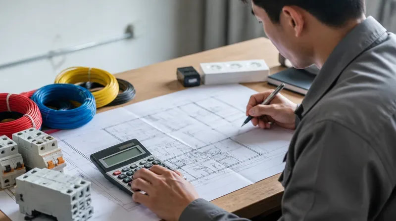 Tính tiết diện dây điện theo công suất và tải thực tế