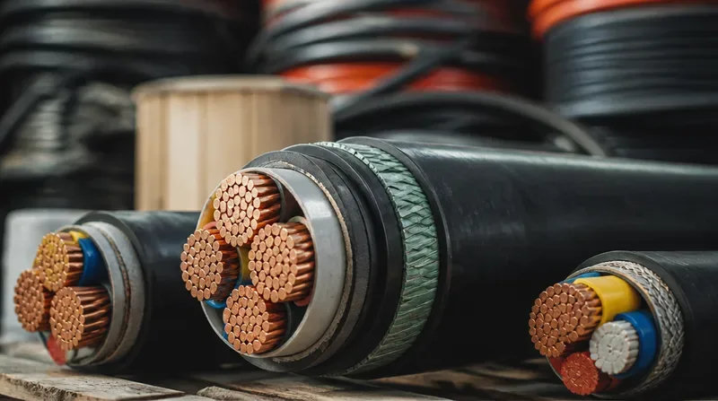 Giải nghĩa ký hiệu vật liệu: Cu, Al, PVC, XLPE, LSZH, Mica, DATA, STA, SWA