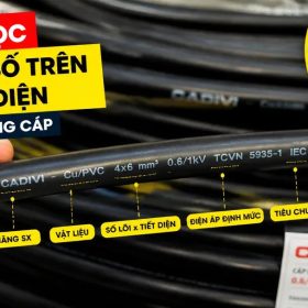 Cách đọc thông số trên vỏ dây điện chính xác, tránh chọn nhầm cáp
