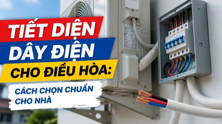 Tiết diện dây điện cho điều hòa bao nhiêu? Bảng chọn theo BTU